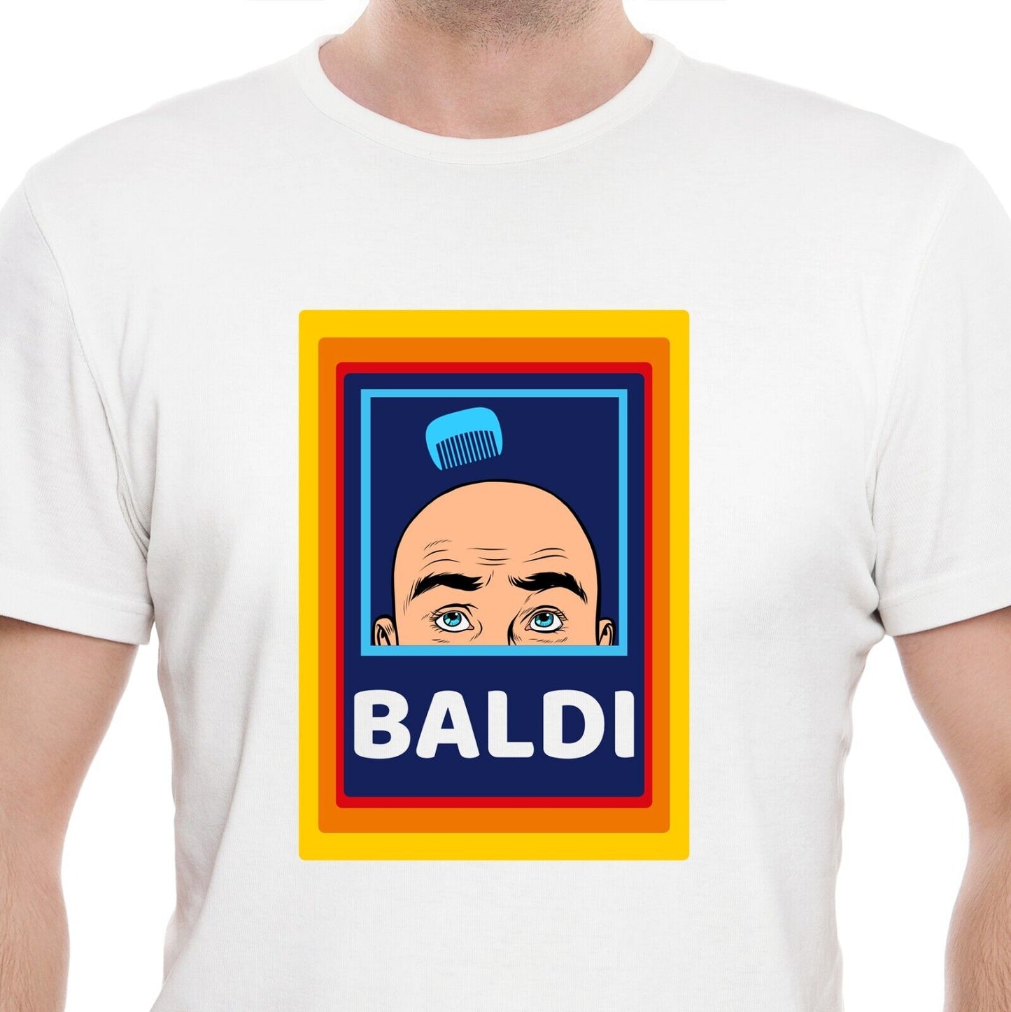 BALDI Funny T-shirt Bald Person Gift Dad Father Grandad Birthday Present Tee Top