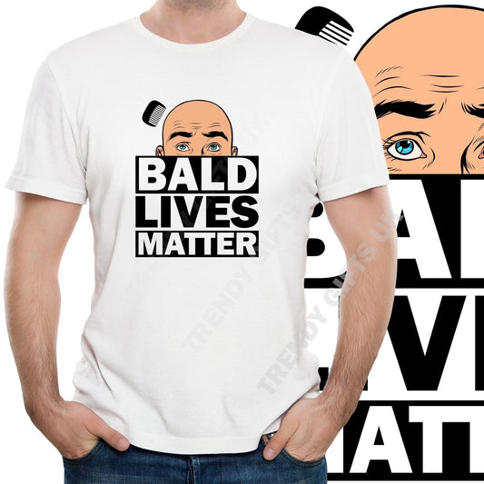 Bald Lives Matter Baldi Funny T-shirt Gift Dad Father Birthday Present Tee Top
