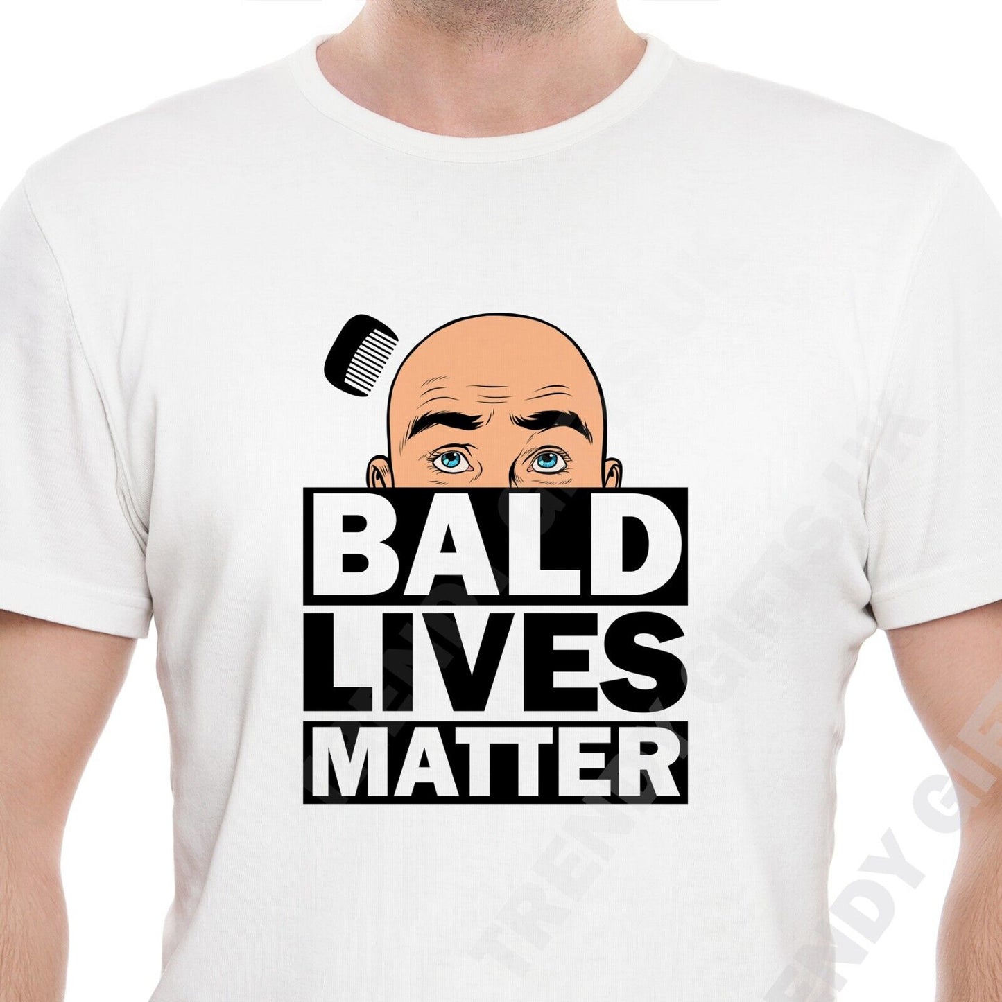 Bald Lives Matter Baldi Funny T-shirt Gift Dad Father Birthday Present Tee Top